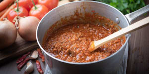 Take your time when making bolognaise to allow the flavours to really shine.