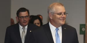 The federal government,led by Scott Morrison,has also gained ground in Victoria as voters returned to incumbents.