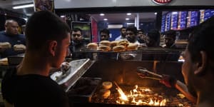 The camel burger store has become an icon of Lakemba’s annual Ramadan markets.