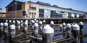 The closed Central Pier pictured in January 2021.