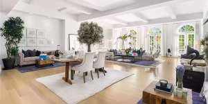 Jennifer Lopez owns this four-bedroom penthouse in New York.