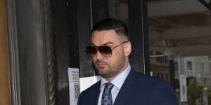 A file image of Salim Mehajer in November 2020. The jury has been told he is currently in custody.