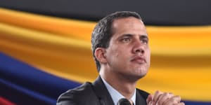 Venezuela's Juan Guaido defies travel ban to woo support abroad