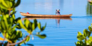 The tradition of shell money can be traced back to this lagoon 16 to 17 generations ago.