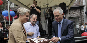 Malcolm Turnbull,Tanya Plibersek campaign together for Yes vote