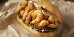 Shrimp Po’Boy,New Orleans.