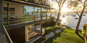 The Pittwater residence designed by architect Louise Nettleton for Michael Price sold for $13.125 million.