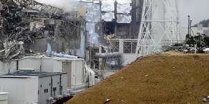 A March 2011 file image of the damage at the Fukushima Daiichi nuclear power plant in Japan.