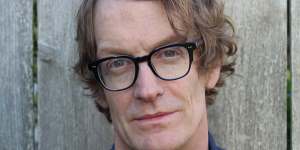 Patrick deWitt in the ‘passable’ picture taken by his son.