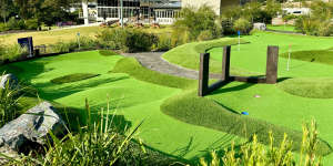 Pacific Golf Club Mini Golf Course is one of 14 to date designed and built by Capalaba’s Mini Golf Creations.