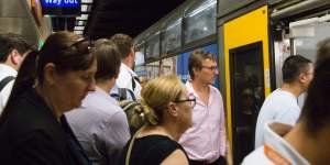 Peak hour begins at Town Hall station. Will public transport keep up with population growth?