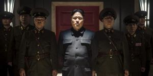 Randall Park,centre,portrays North Korean leader Kim Jong Un in Columbia Pictures'The Interview.