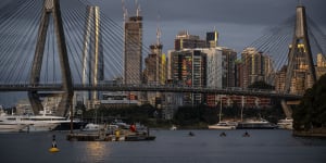 The Anzac Bridge was among key arterial routes flagged for tolls.