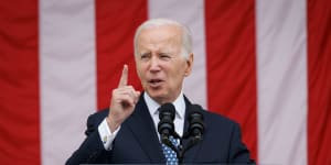 US President Joe Biden:Debs and deficits are forecast to hit records in the world’s largest economy.