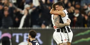 The agony and the ecstasy:Collingwood win.