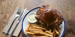 On Wednesdays,spicy fried chicken burgers are $15 at The Rochey.