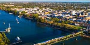 Regional Queensland towns of Bundaberg and Charters Towers.