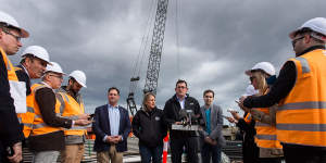 Victorian State Premier Daniel Andrews has overseen infrastructure building including new rail projects.