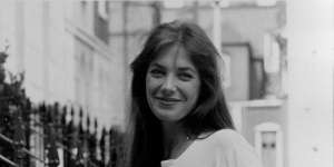 Jane Birkin,the supermodel who inspired the Hermès Birkin bag,pictured in 1976.