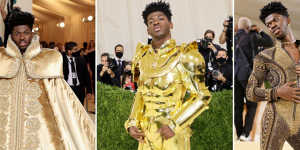 Queer and here:Lil Nas X’s red carpet transformation.