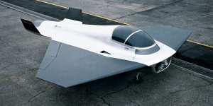 An imaginative project:Marc Newson’s Kelvin40 concept jet.