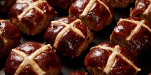 Ned’s Bake is a tried and true favourite for chocolate and traditional hot cross buns in Melbourne.