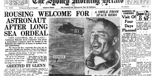 From the Archives,1962:Rousing welcome for astronaut after long sea ordeal