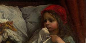 Gustave Dore’s 1862 painting Little Red Riding Hood appears in GOMA’s Fairy Tales exhibition.