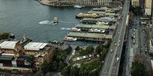The project includes plans to renew Circular Quay’s train station beneath the Cahill Expressway.