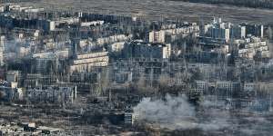 The city has been destroyed by months of fighting between Ukraine and Russian troops.