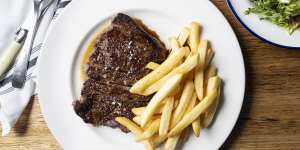 Go-to dish:Steak frites.