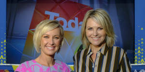 Deb Knight and Georgie Gardner.