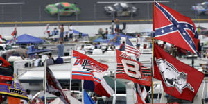 NASCAR banned the Confederate flag from its races and venues on June 10.