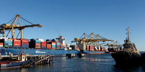 Fremantle Port is WA's only container terminal. 
