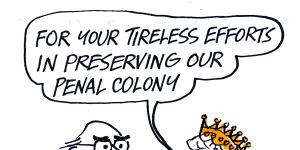 Ron Tandberg cartoon,first published in The Age in 1999.