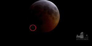 Bright flash shows object slamming into moon during lunar eclipse