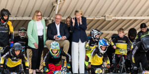In just four weeks,Prime Minister Scott Morrison has promised more than $23.3 billion worth of projects,including funding for the Wanneroo BMX club.