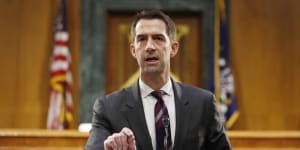 Senator Tom Cotton advocated sending in the US military for reasons debunked as misinformation. 