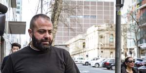 Nabil Maghnie outside court in 2019. He was shot dead in 2020.