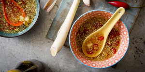 Nuoc cham is a classic Vietnamese sauce that is great served with noodle,fish and meat recipes.