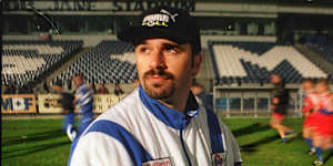 Ange Postecoglou in his early days at South Melbourne.