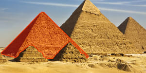 Uproar as Egypt starts rebuilding Giza pyramid with new granite blocks