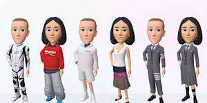 Designers Balenciaga,Prada and Thom Browne were enlisted for the launch of Facebook Meta’s Avatars Store. Avatars of Mark Zuckerberg and Eva Chen,director of fashion partnerships for Instagram,model the designs.