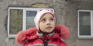 Children are among the biggest victims in eastern Ukraine. 