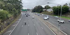 Bike paths along and around the Warringah Freeway will be cut by a billion-dollar upgrade.