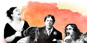 Oscar Wilde and friends. “The bond of all companionship is conversation,” he said.
