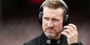 ‘I reached out to him’:Nathan Buckley had long talks with Leon Davis on racism