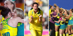 Australia’s netball,cricket and hockey teams will battle it out for a gold medal on Sunday in Birmingham.