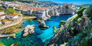 The walled city of Dubrovnik in Croatia is one of Europe’s man-made wonders.