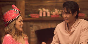 Chapman as Jane with Chris Pang as Yu Chang in White Fever.